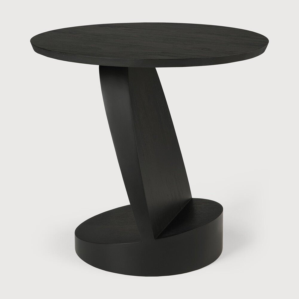 Teak Sculptural Side Table – Dynamic Accent for Modern Living - Sage InteriorsEthnicraftSide Table