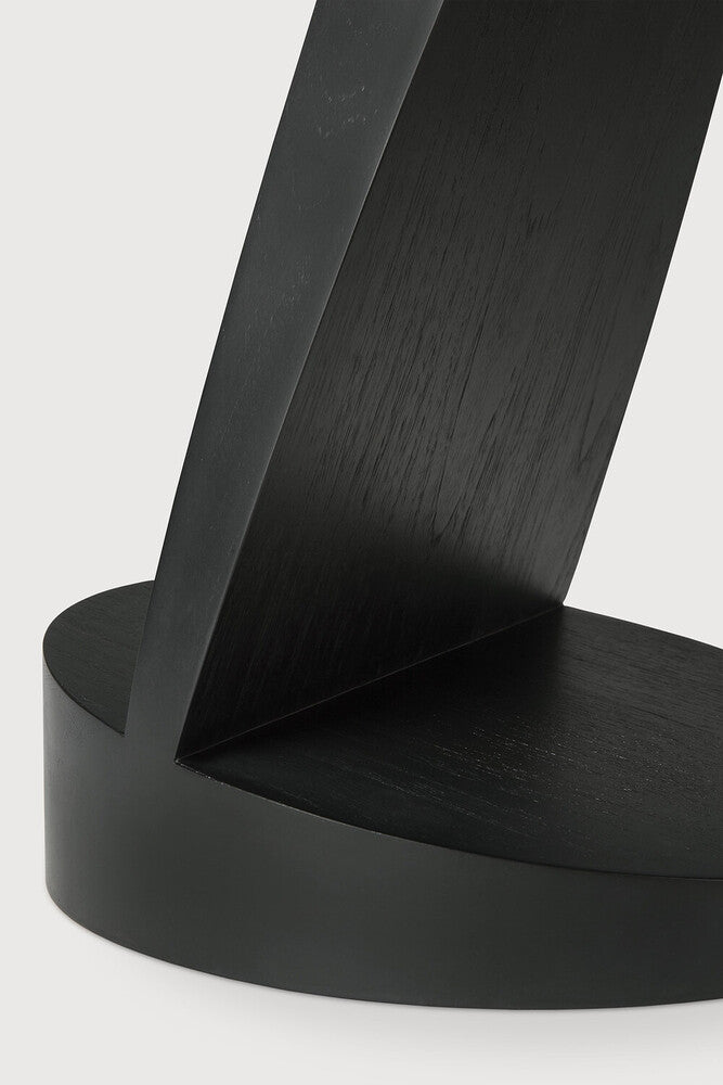 Teak Sculptural Side Table – Dynamic Accent for Modern Living - Sage InteriorsEthnicraftSide Table