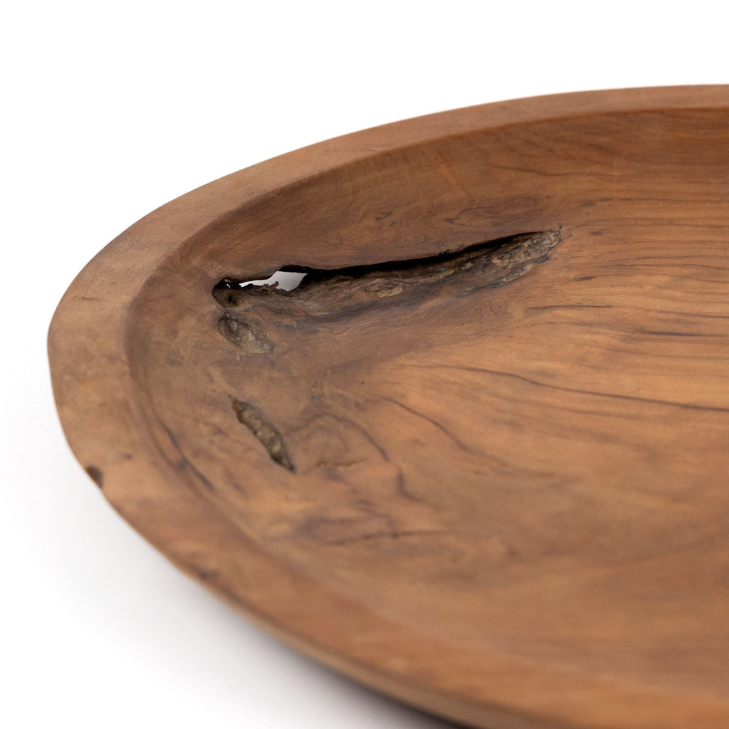 Teak Root Tray, Delivered to You Sooner