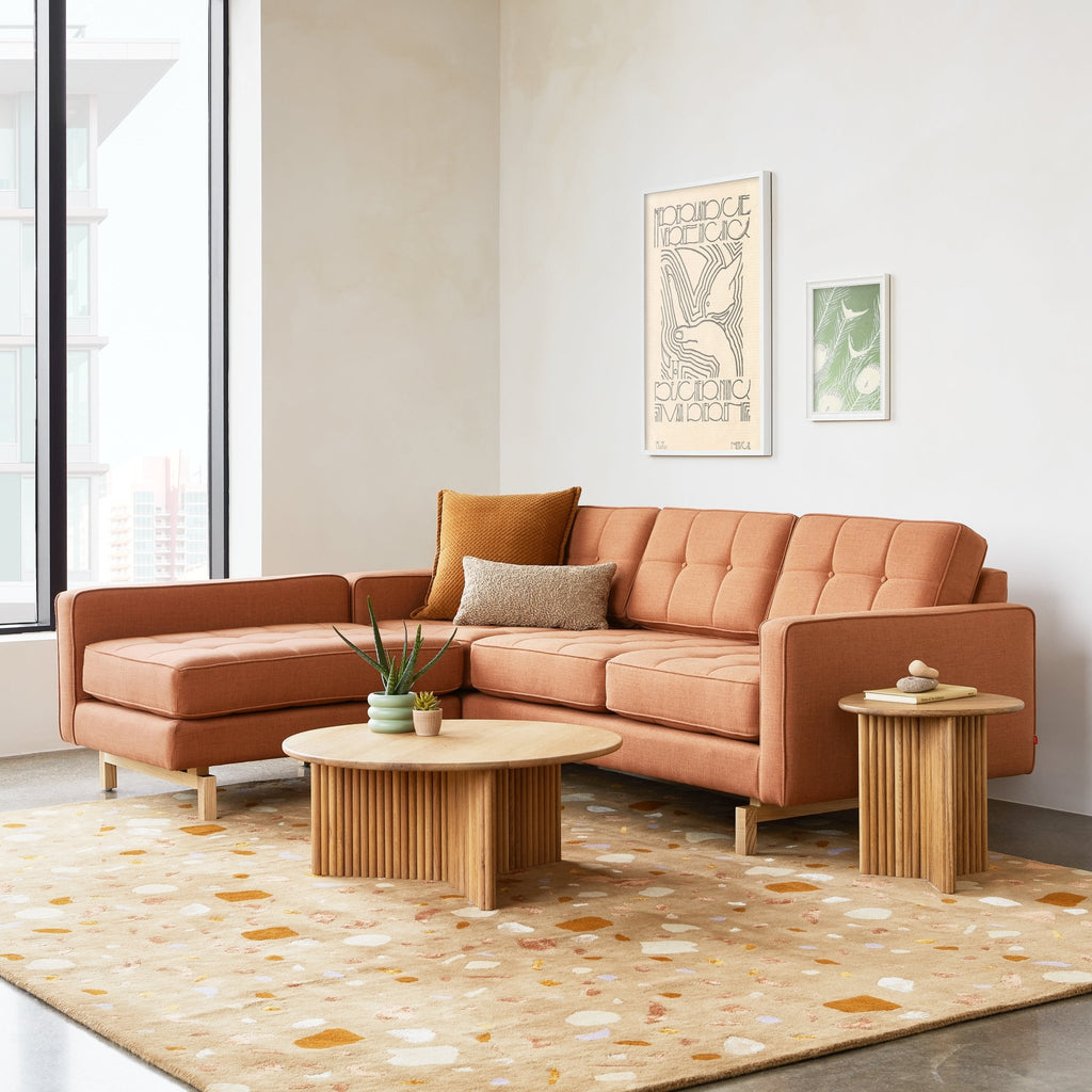 Terraz Rug – Handwoven Wool with Birch - Inspired Texture - Sage InteriorsGusTerraz Rug