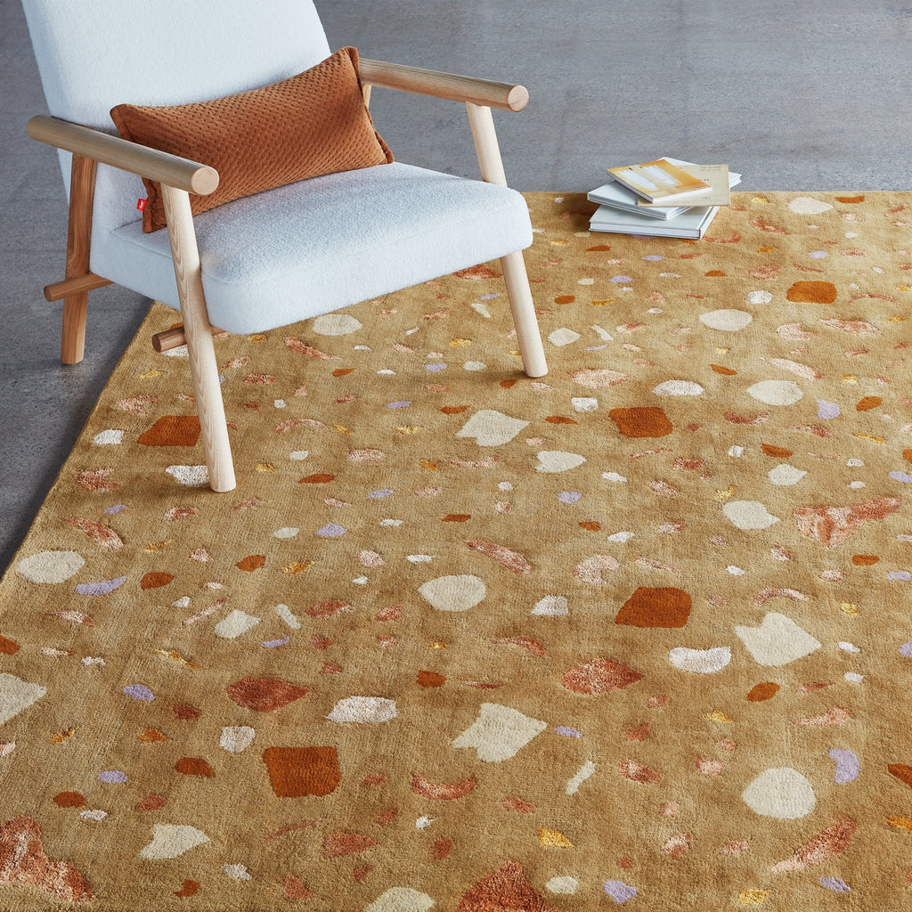 Terraz Rug – Handwoven Wool with Birch - Inspired Texture - Sage InteriorsSage InteriorsTerraz Rug
