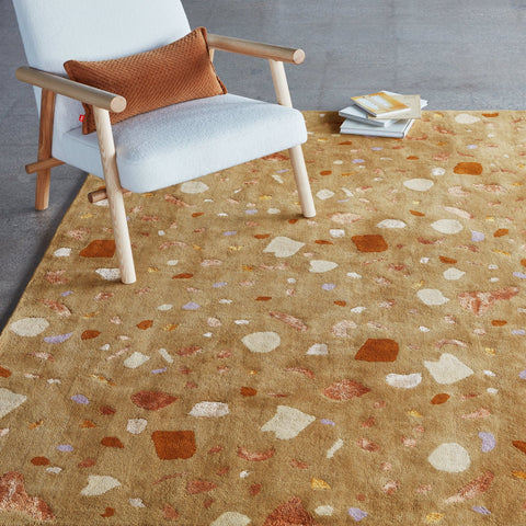 Terraz Rug – Handwoven Wool with Birch - Inspired Texture - Sage InteriorsGusTerraz Rug