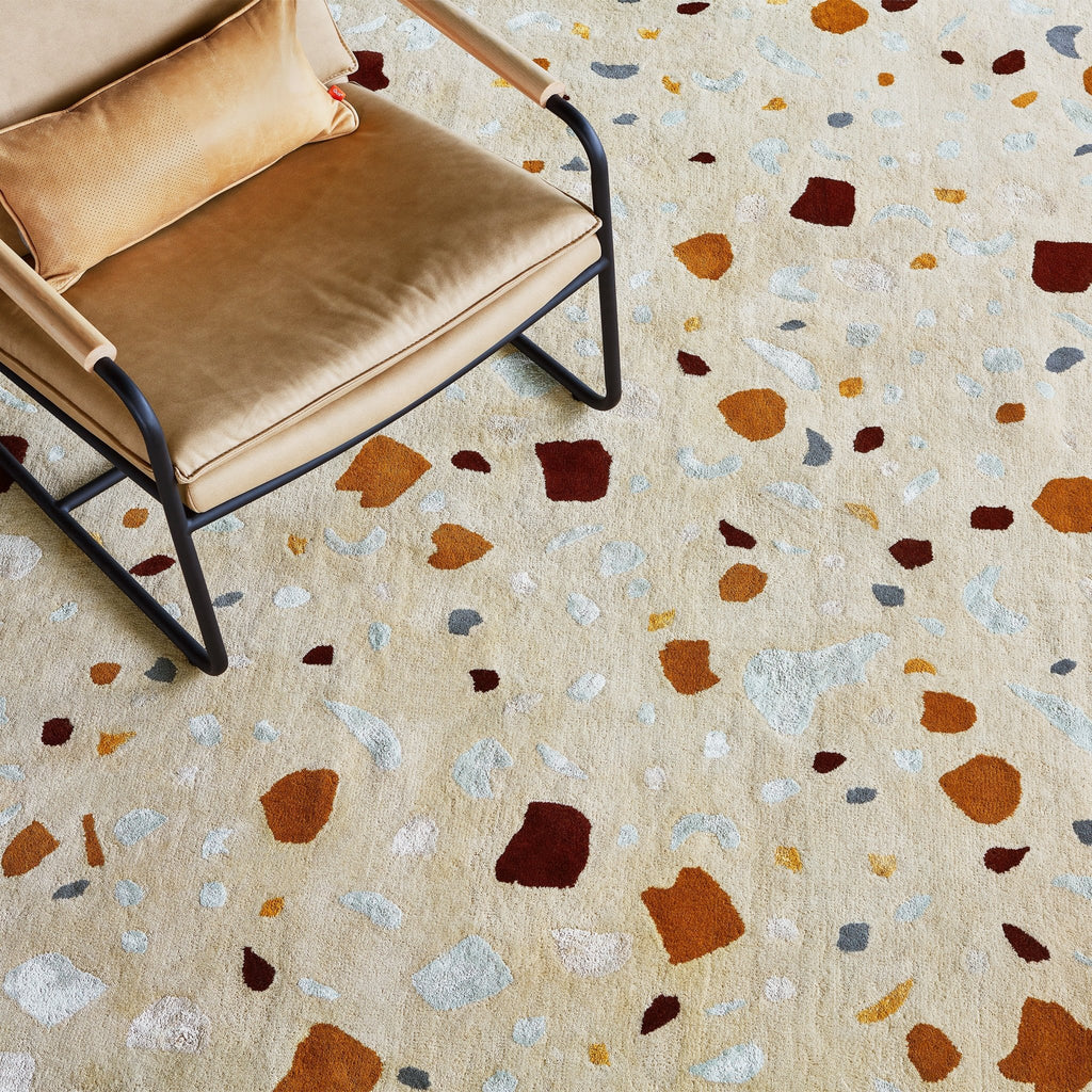 Terraz Rug – Handwoven Wool with Birch - Inspired Texture - Sage InteriorsSage InteriorsTerraz Rug
