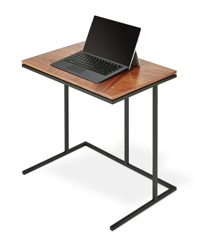 Tobias Network Table – Real Wood Veneer Top & Powder - Coated Steel Base - Sage InteriorsSage InteriorsTable