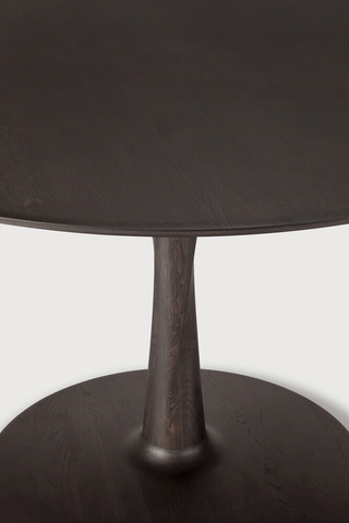 Torsion Dining Table - Varnished Oak - Brown - Round - Sage InteriorsEthnicraftDining Table