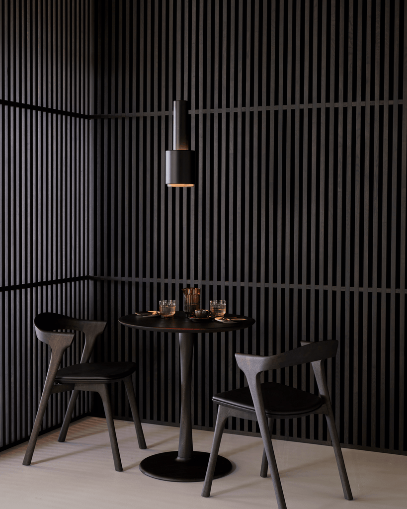 Torsion Dining Table - Varnished Oak - Brown - Round - Sage InteriorsEthnicraftDining Table