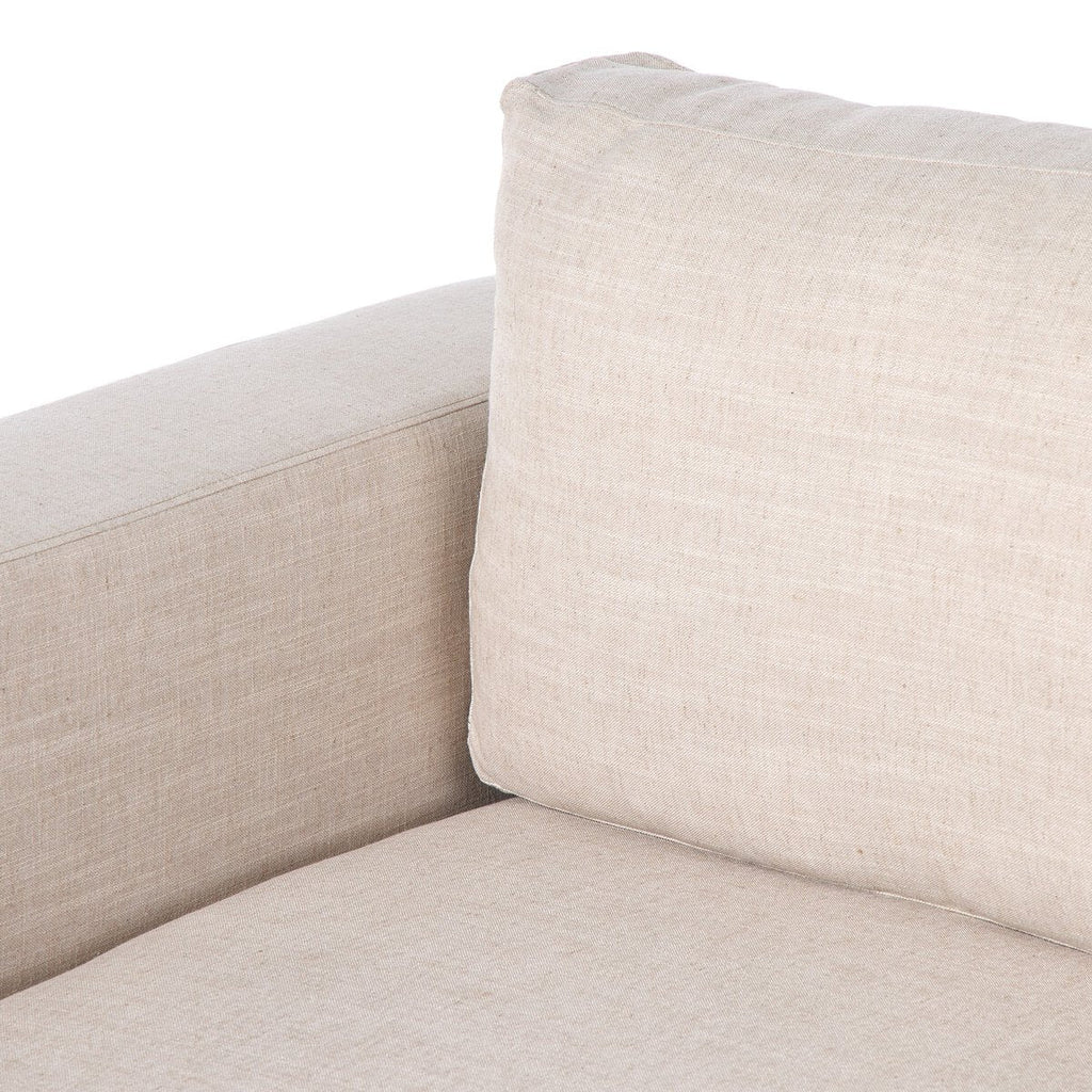 Tovana Sofa – 95" Relaxed Slipcover Sofa in Crypton® Marshmallow Fabric - Sage InteriorsFour HandsSofa