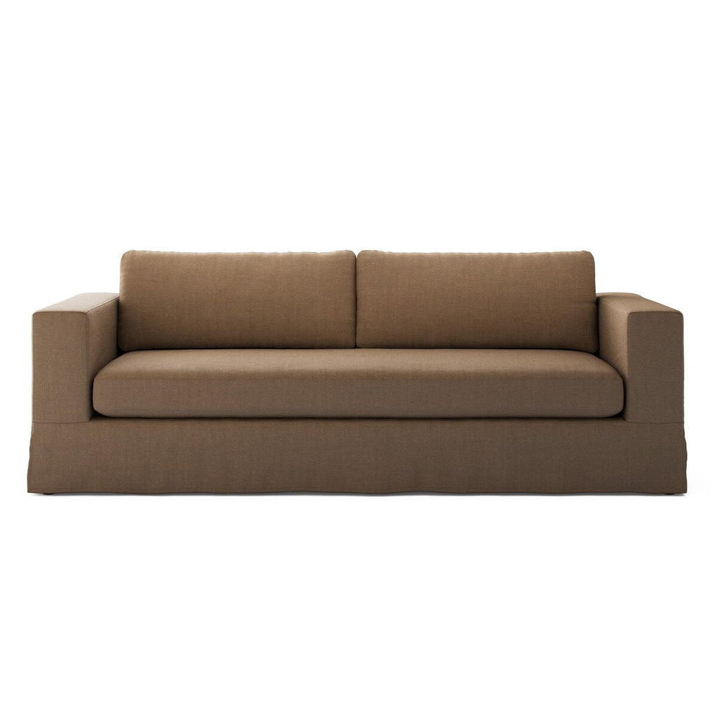 Tovana Sofa – 95" Relaxed Slipcover Sofa in Crypton® Marshmallow Fabric - Sage InteriorsFour HandsSofa