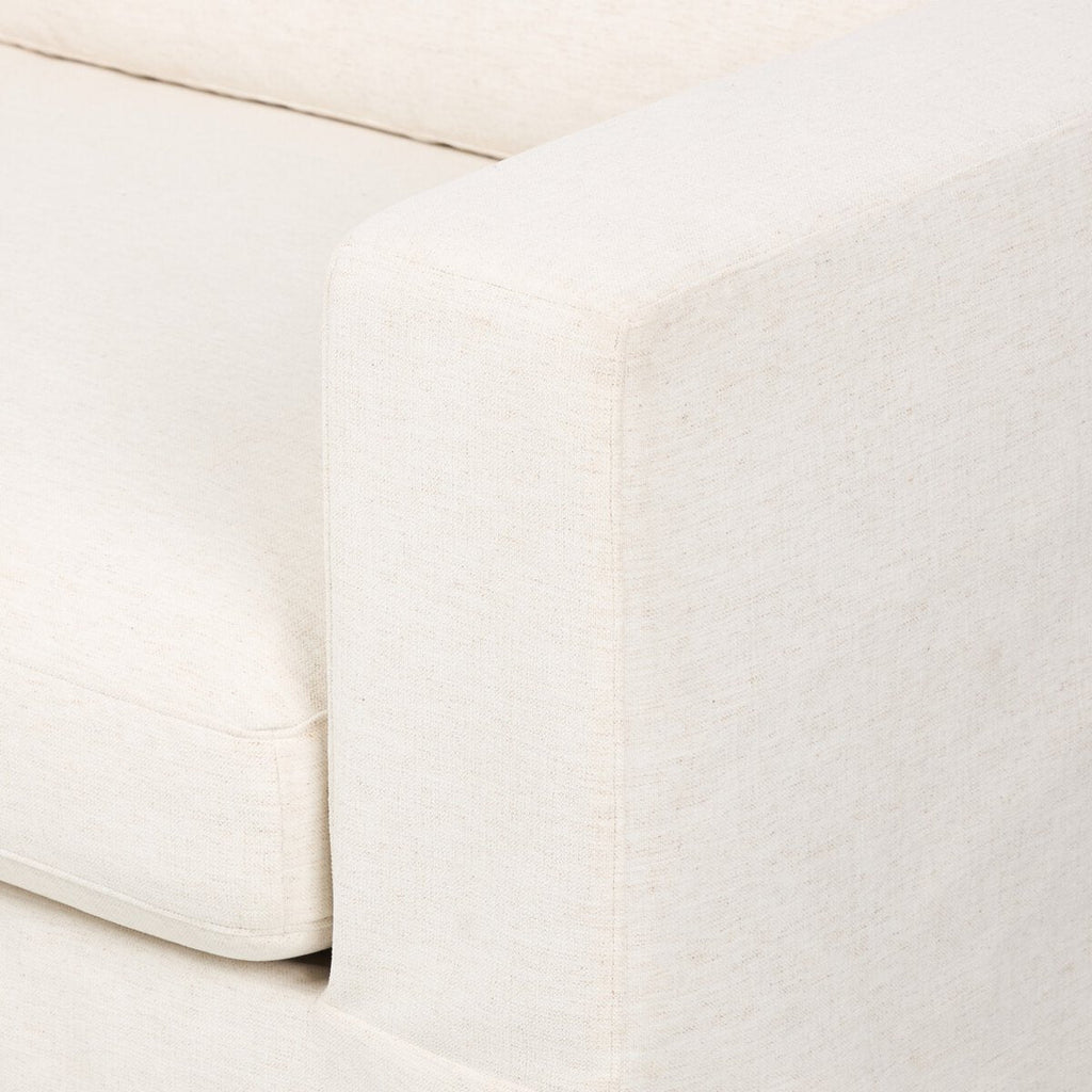 Tovana Sofa – 95" Relaxed Slipcover Sofa in Crypton® Marshmallow Fabric - Sage InteriorsFour HandsSofa