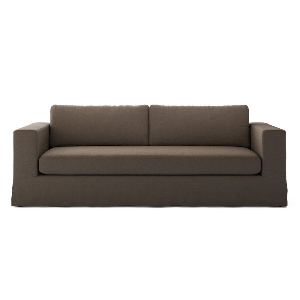 Tovana Sofa – 95" Relaxed Slipcover Sofa in Crypton® Marshmallow Fabric - Sage InteriorsFour HandsSofa