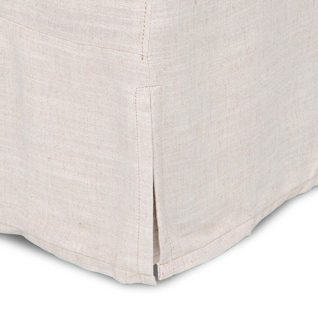 Tovana Sofa – 95" Relaxed Slipcover Sofa in Crypton® Marshmallow Fabric - Sage InteriorsFour HandsSofa