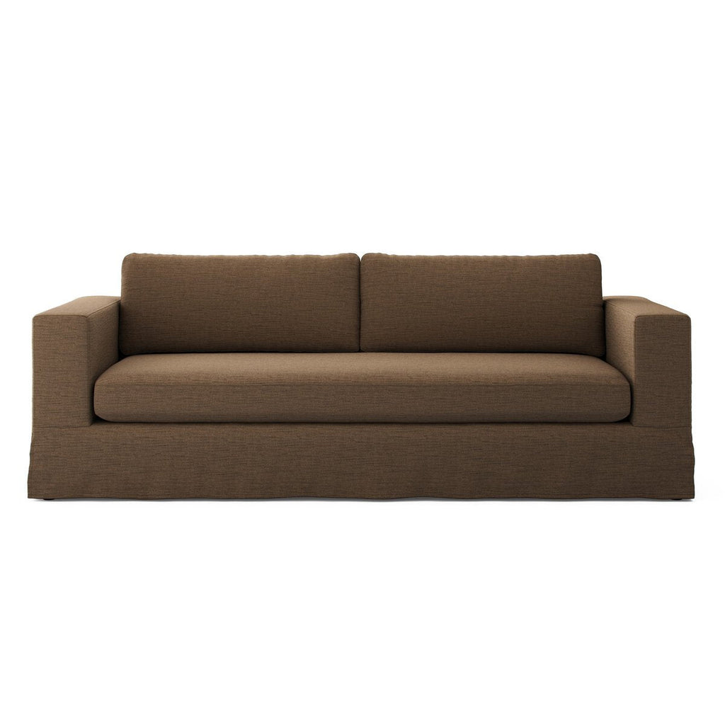 Tovana Sofa – 95" Relaxed Slipcover Sofa in Crypton® Marshmallow Fabric - Sage InteriorsFour HandsSofa