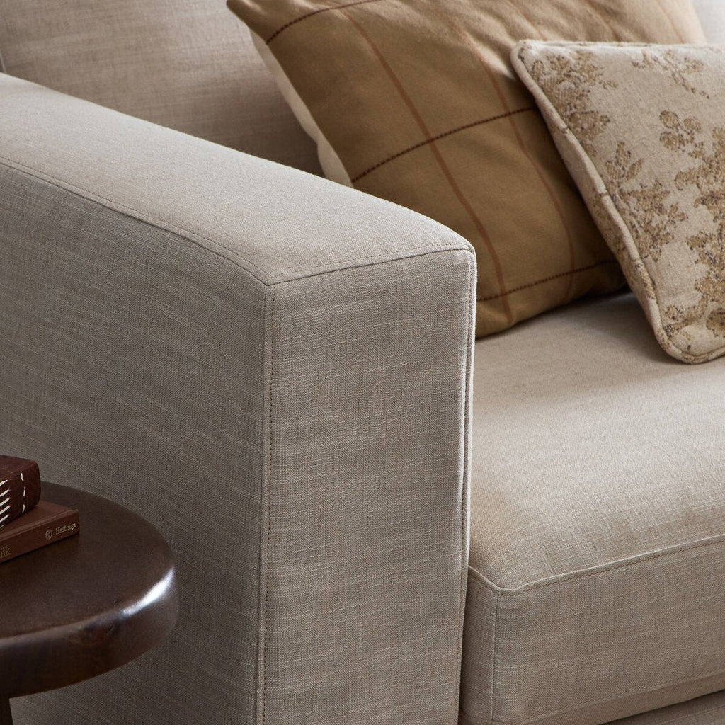 Tovana Sofa – 95" Relaxed Slipcover Sofa in Crypton® Marshmallow Fabric - Sage InteriorsFour HandsSofa
