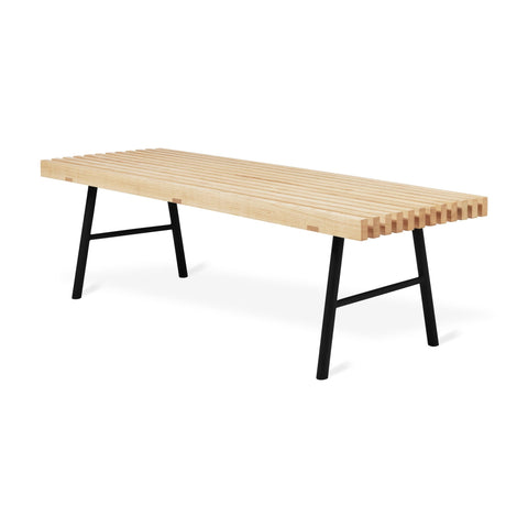 Transit Bench – FSC® - Certified Ash Top with Steel Frame - Sage InteriorsSage InteriorsTransit Bench