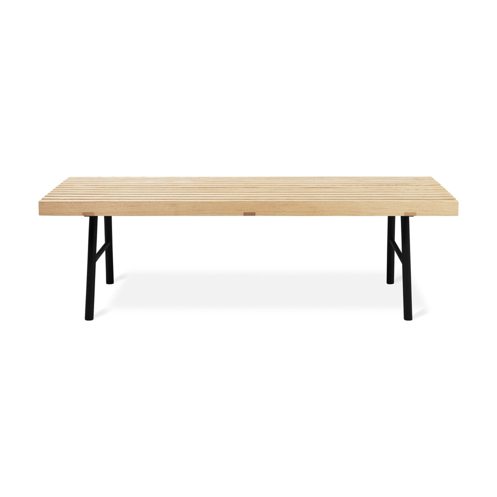 Transit Bench – FSC® - Certified Ash Top with Steel Frame - Sage InteriorsSage InteriorsTransit Bench