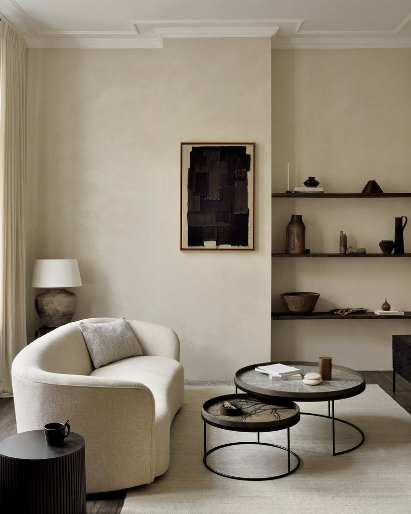Tray Coffee Table Set – Customisable Black - Frame Duo - Sage InteriorsEthnicraft