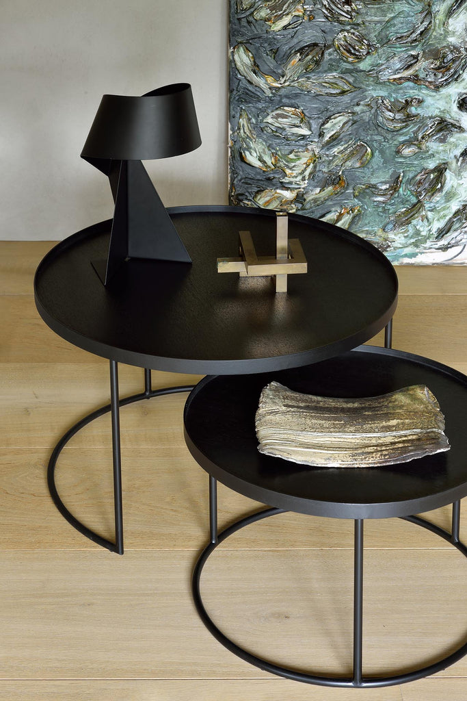 Tray Coffee Table Set – Customisable Black - Frame Duo - Sage InteriorsEthnicraft