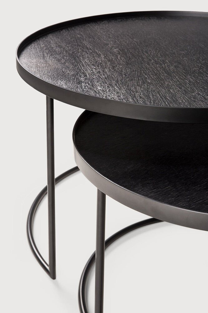 Tray Coffee Table Set – Customisable Tray Tops & Sleek Metal - Sage InteriorsEthnicraft