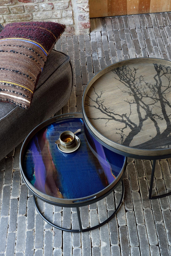 Tree Wooden Tray Small – Natural Finish with Organic Silhouette Sage Interiors - Sage InteriorsEthnicraft@ TREE