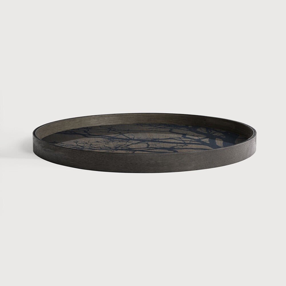 Tree Wooden Tray Small – Natural Finish with Organic Silhouette Sage Interiors - Sage InteriorsEthnicraft@ TREE