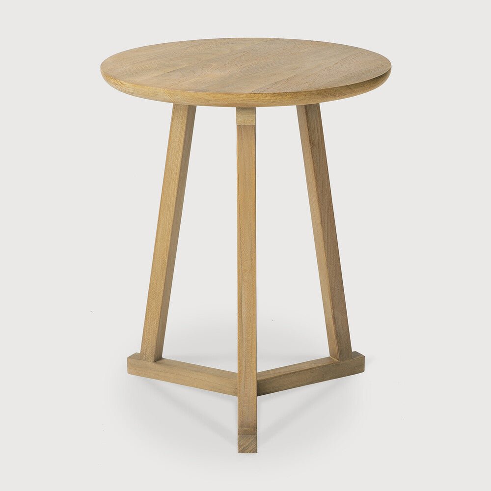 Tripod Side Table – Sculptural Wood Accent by Sage Interiors - Sage InteriorsEthnicraftSide Table