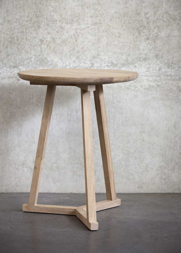 Tripod Side Table – Sculptural Wood Accent by Sage Interiors - Sage InteriorsEthnicraftSide Table