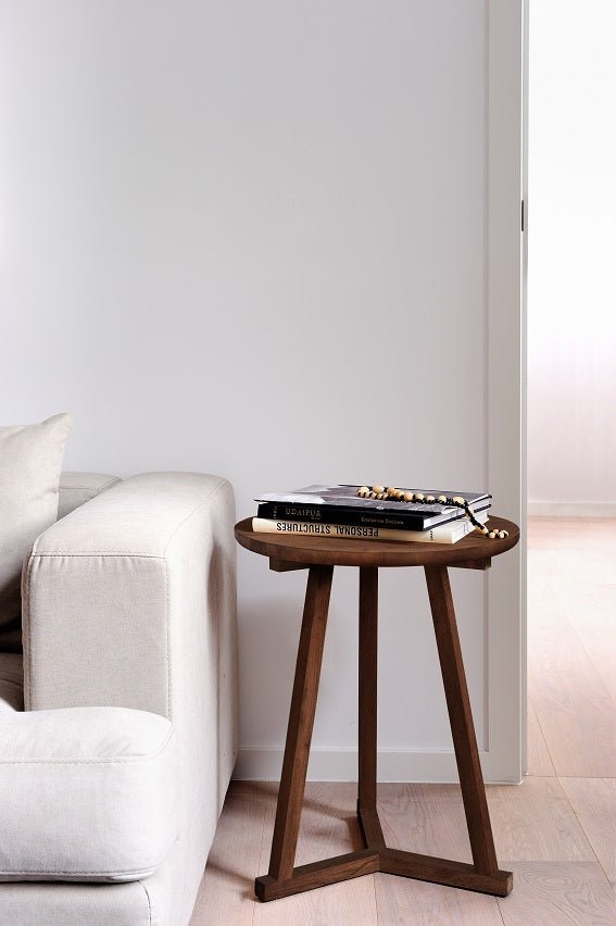 Tripod Side Table – Sculptural Wood Accent by Sage Interiors - Sage InteriorsEthnicraftSide Table