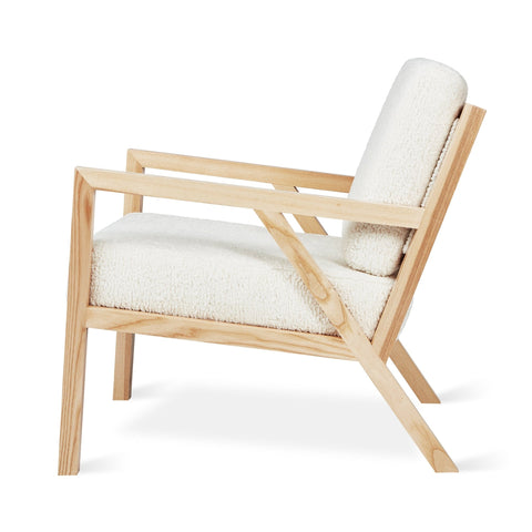 Truss Chair – Mid - Century Wood Frame Chair with Fabric or Vegan Leather - Sage InteriorsSage InteriorsChair