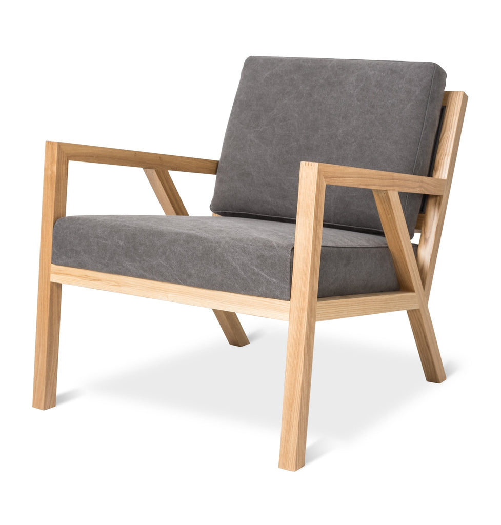 Truss Chair – Mid - Century Wood Frame Chair with Fabric or Vegan Leather - Sage InteriorsSage InteriorsChair