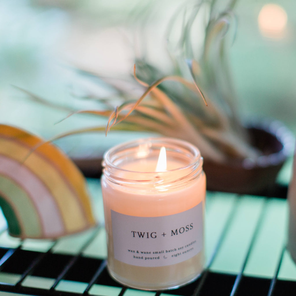 Twig + Moss Modern Soy Candle: 8 oz - Sage InteriorsWax and Wane Candlescandle