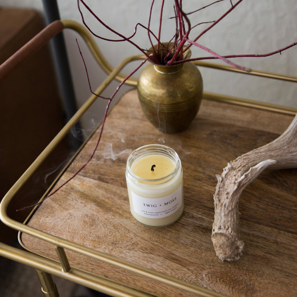 Twig + Moss Modern Soy Candle: 8 oz - Sage InteriorsWax and Wane Candlescandle