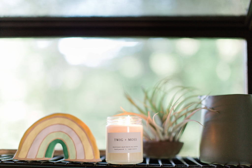 Twig + Moss Modern Soy Candle: 8 oz - Sage InteriorsWax and Wane Candlescandle