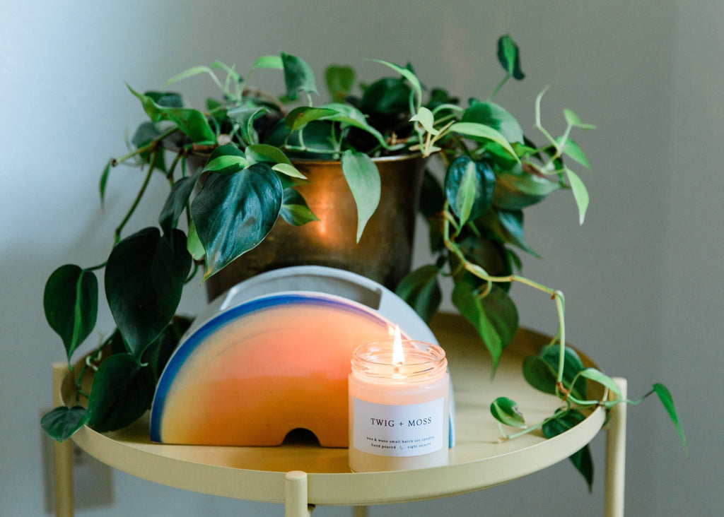 Twig + Moss Modern Soy Candle: 8 oz - Sage InteriorsWax and Wane Candlescandle