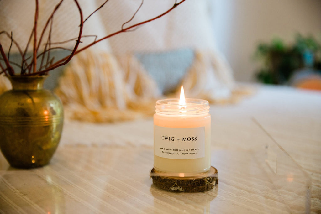 Twig + Moss Modern Soy Candle: 8 oz - Sage InteriorsWax and Wane Candlescandle