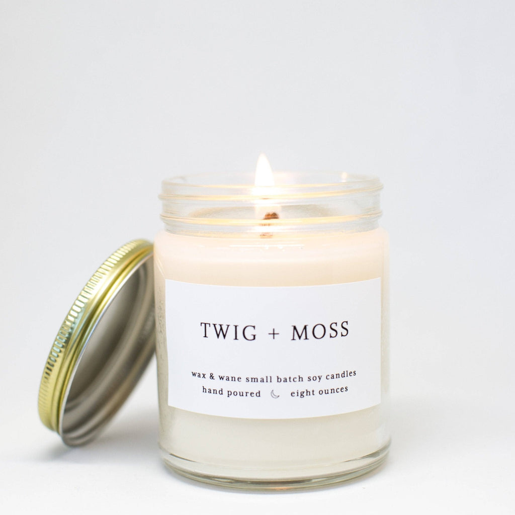 Twig + Moss Modern Soy Candle: 8 oz - Sage InteriorsWax and Wane Candlescandle