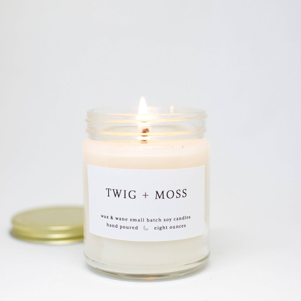 Twig + Moss Modern Soy Candle: 8 oz - Sage InteriorsWax and Wane Candlescandle