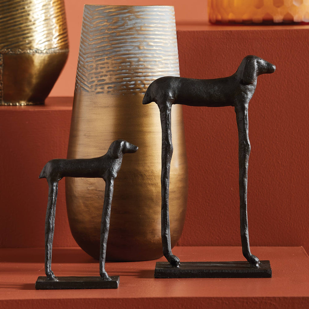 Two Hounds Dog Sculptures, Set of 2 - Sage InteriorsNapa Home & Garden