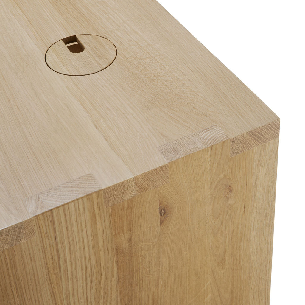 U desk, Oak - Sage Interiorsethnicraft