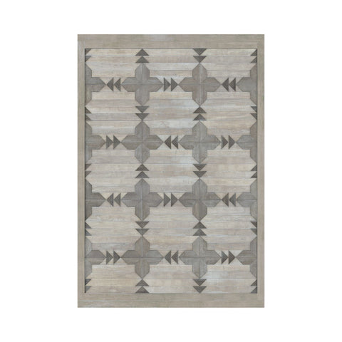 Ukraine Vintage Vinyl Floorcloth - Sage InteriorsSpicher and Co