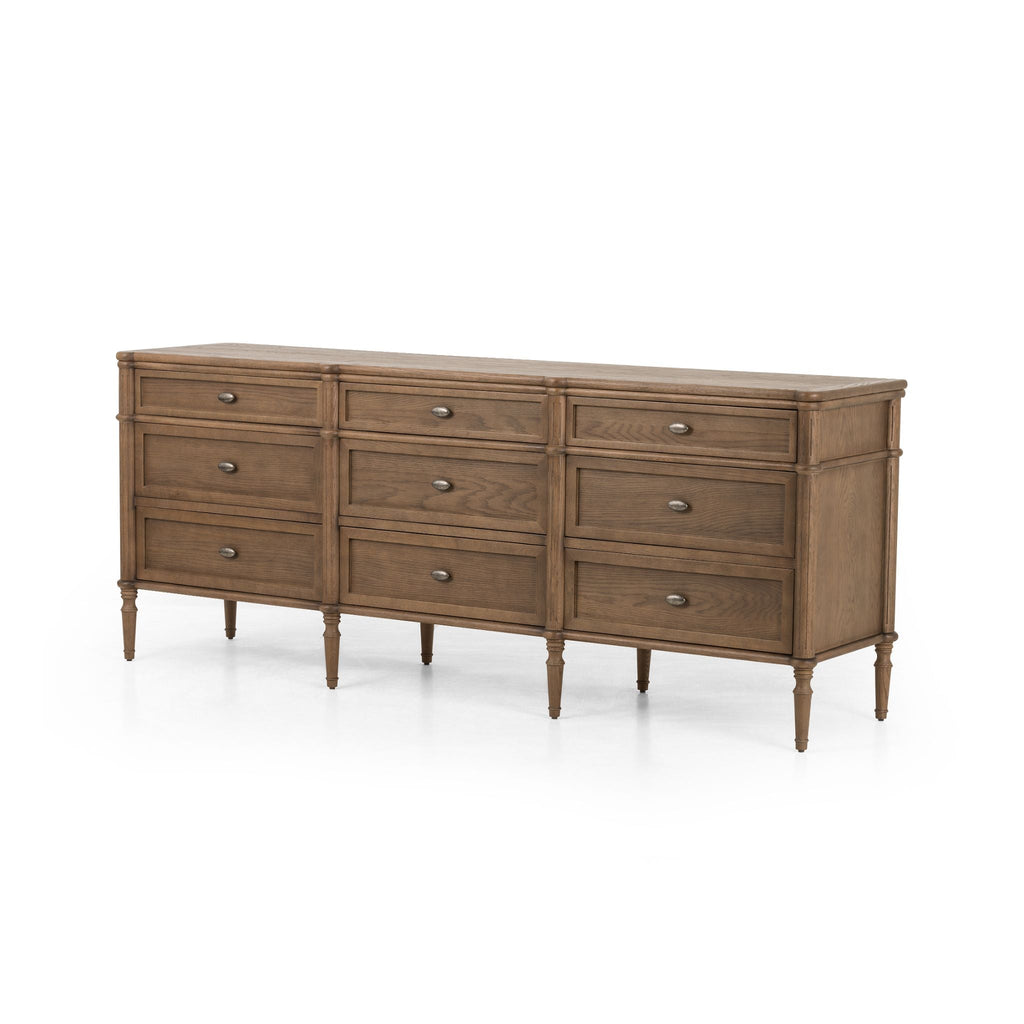 Varennes 9 Drawer Dresser, Toasted Oak - Sage InteriorsFHdrawers