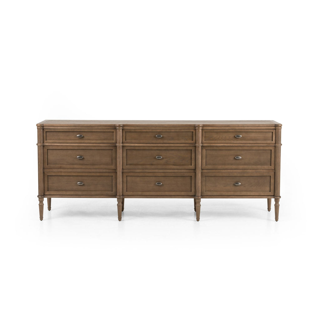 Varennes 9 Drawer Dresser, Toasted Oak - Sage InteriorsFHdrawers