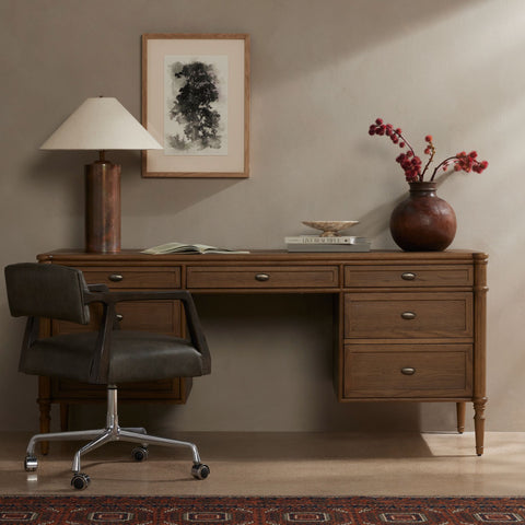 Varennes Executive Desk - Sage InteriorsFHDesk