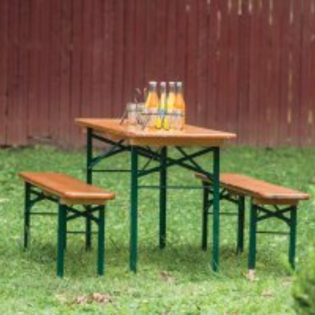 Vintage German Beer Table Set - Sage InteriorsBlue Ocean Traders