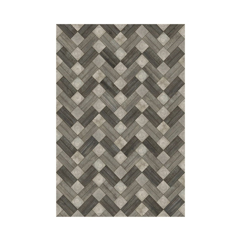 Voysey Vintage Vinyl Floorcloth - Sage InteriorsSpicher and Co