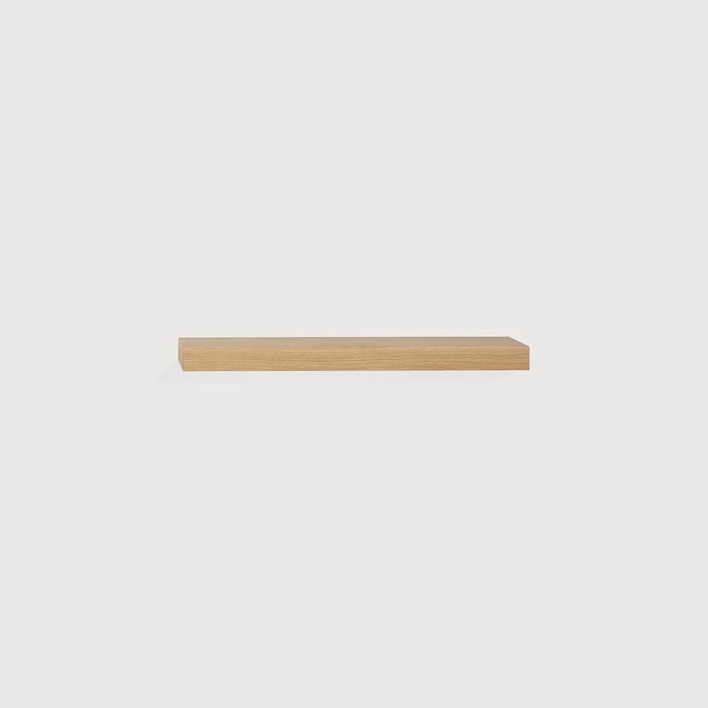 Wall Shelf Walnut Finish with Sculpted Edge Sage Interiors - Sage InteriorsEthnicraftMirror