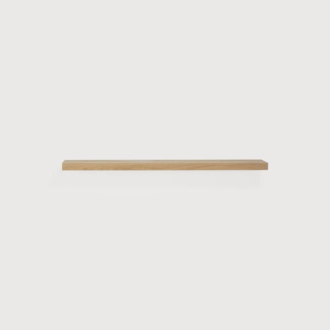 Wall Shelf Walnut Finish with Sculpted Edge Sage Interiors - Sage InteriorsEthnicraftMirror