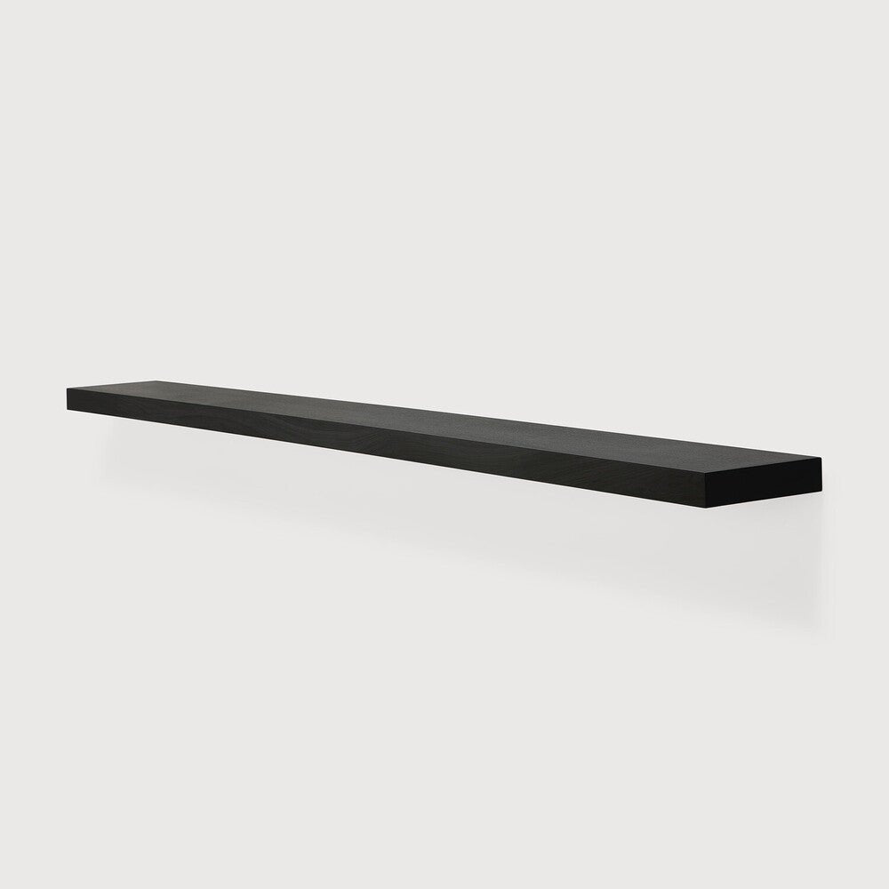 Wall Shelf Walnut with Sculpted Edge Sage Interiors - Sage InteriorsEthnicraftMirror