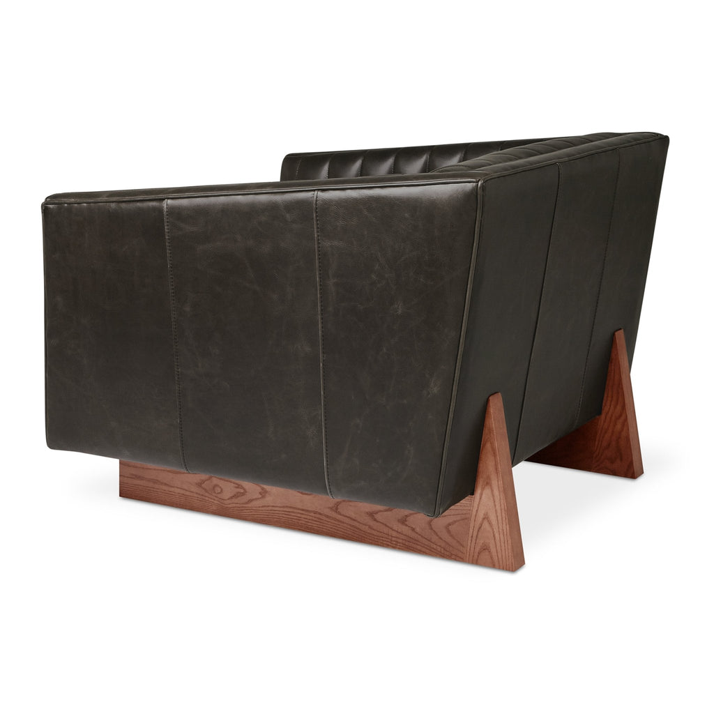 Wallace Chair – Vintage Leather Chesterfield Modern Reimagined - Sage InteriorsSage InteriorsChair