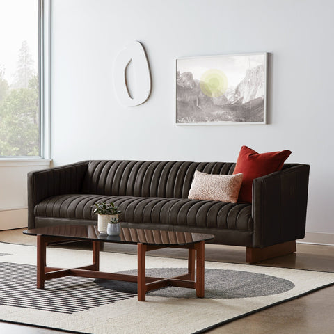 Wallace Sofa – Vintage Leather Chesterfield Redefined for Modern Spaces - Sage InteriorsSage InteriorsSofas