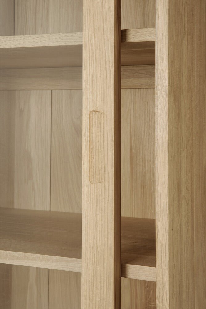 Wave Oak Cupboard – Sculptural Solid Wood Storage Cabinet by Sage Interiors - Sage InteriorsEthnicraft